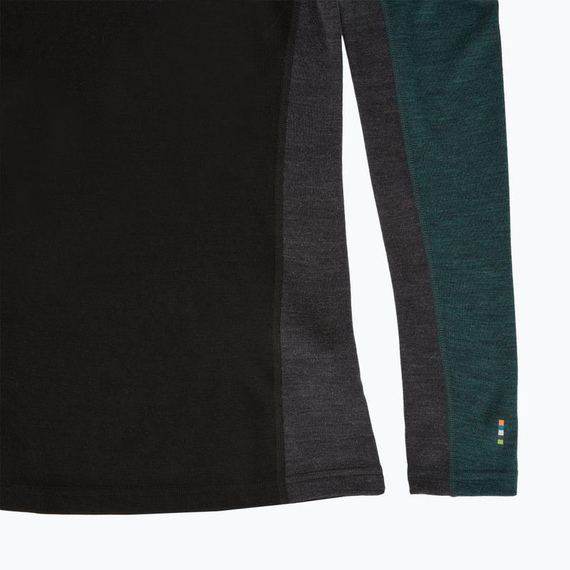 Thermo-Longsleeve Herren Smartwool Classic Thermal Merino Base Layer Colorblock Crew Boxed twilling blue/black 6
