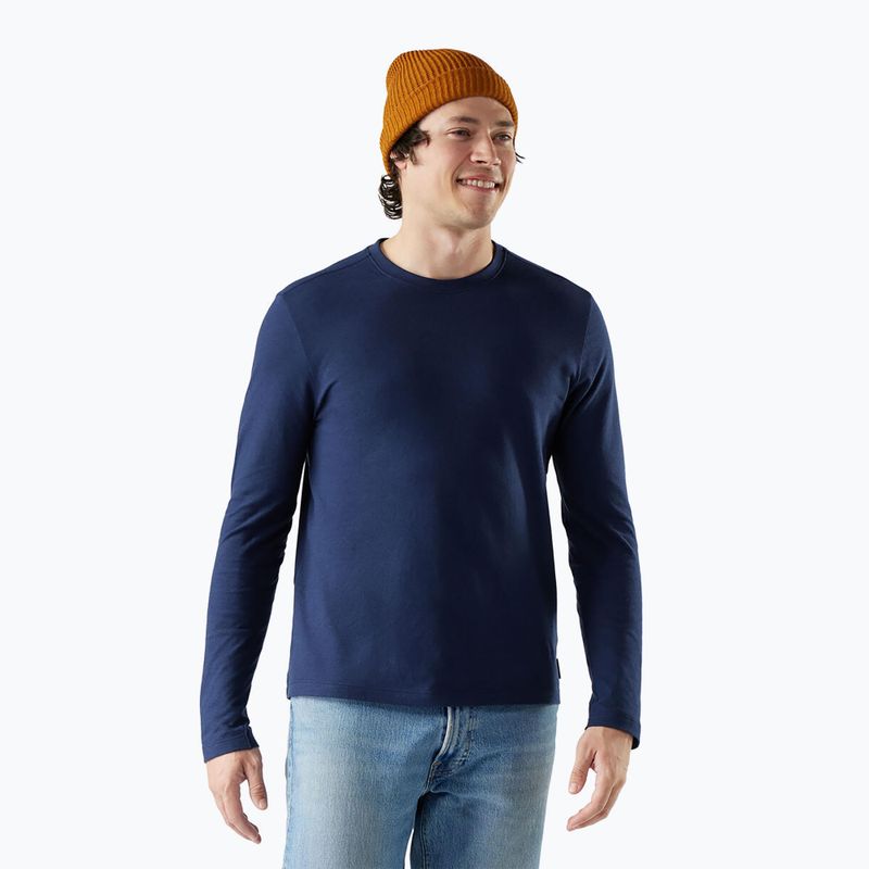 Trekking Longsleeve Herren Smartwool Perfect Crew deep navy