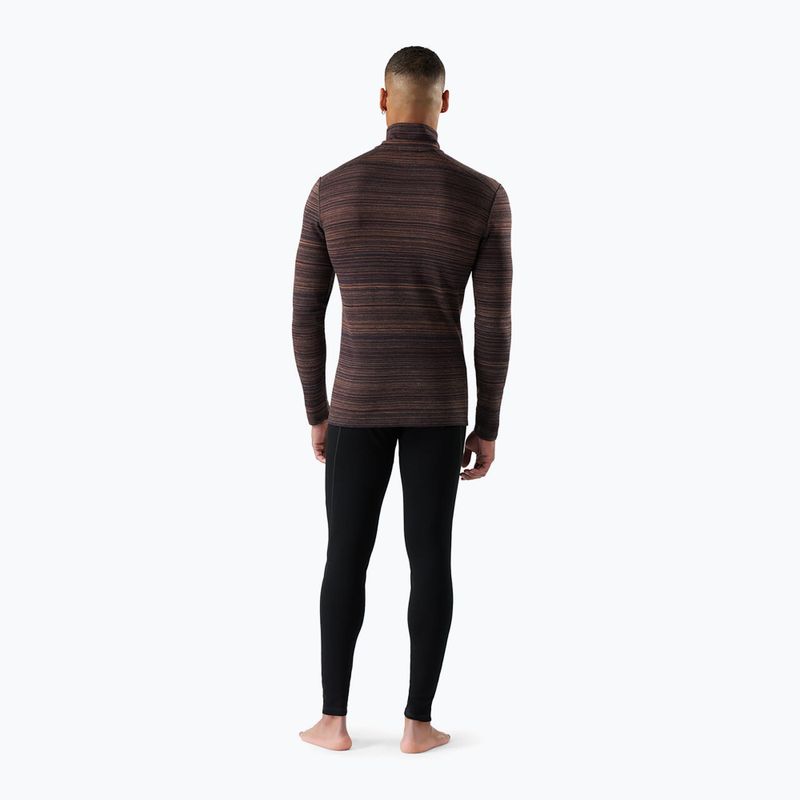 Herren Thermo-Sweatshirt Smartwool Classic Thermal Merino Base Layer 1/4 Zip Boxed in der Farbe Mink Color Shift 2