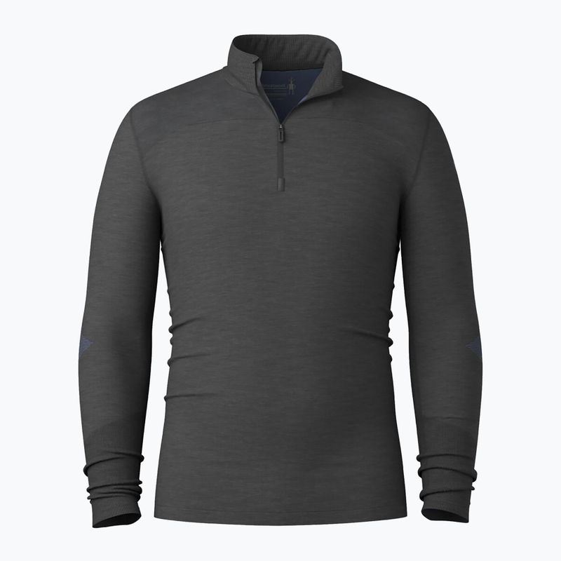 Herren Thermo-Baselayer Smartwool Intraknit Thermal Merino Base Layer 1/4 Zip charcoal/nightfall blue 4