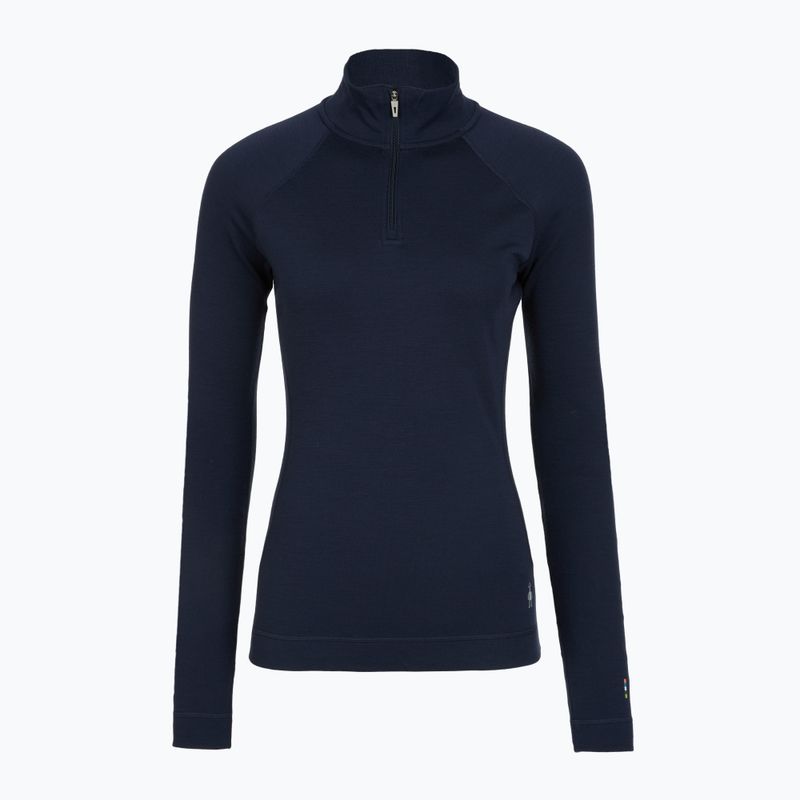Damen-Funktionssweatshirt Smartwool Classic Thermal Merino Base Layer 1/4 Zip Boxed deep navy