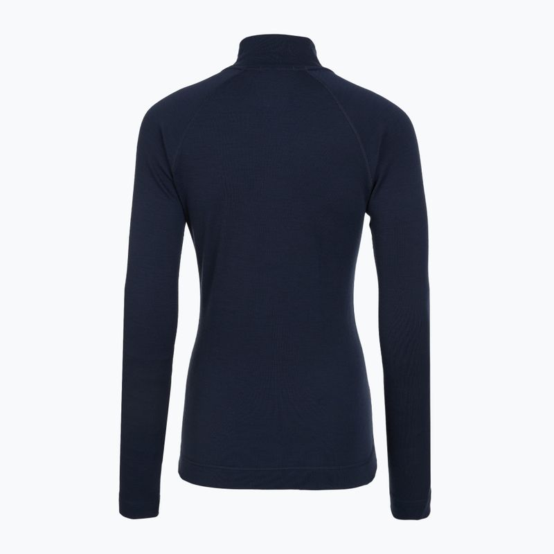 Damen-Funktionssweatshirt Smartwool Classic Thermal Merino Base Layer 1/4 Zip Boxed deep navy 2