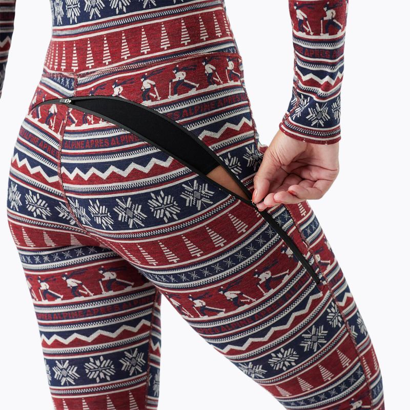 Thermoaktiver Overall Damen Smartwool Classic Thermal Merino Base Layer One Piece currant alpine 3