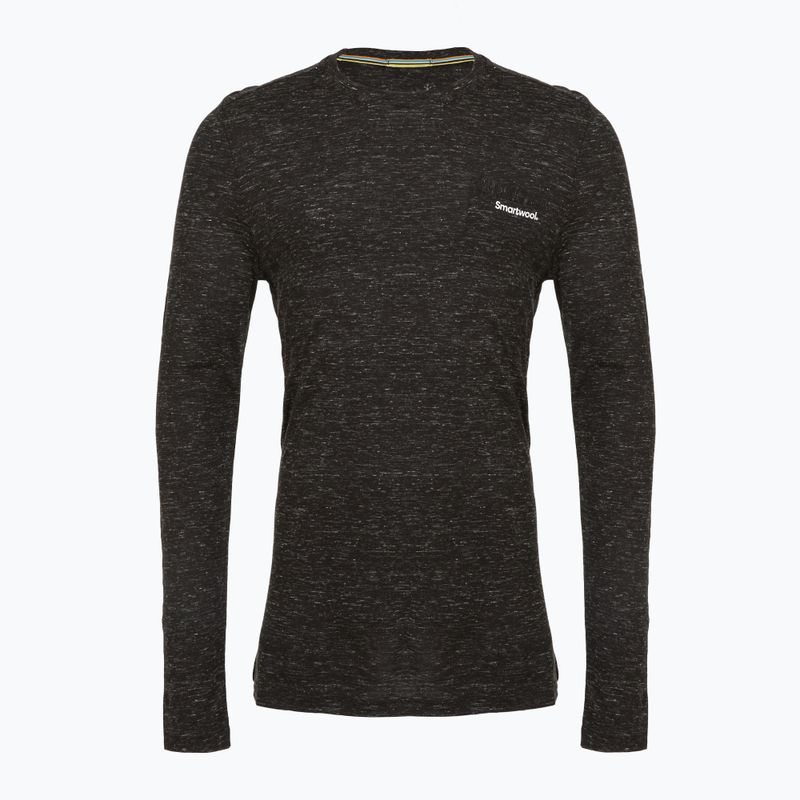 Longsleeve Herren Smartwool Merino Hemp Blend Gear Up Graphic black heather 3