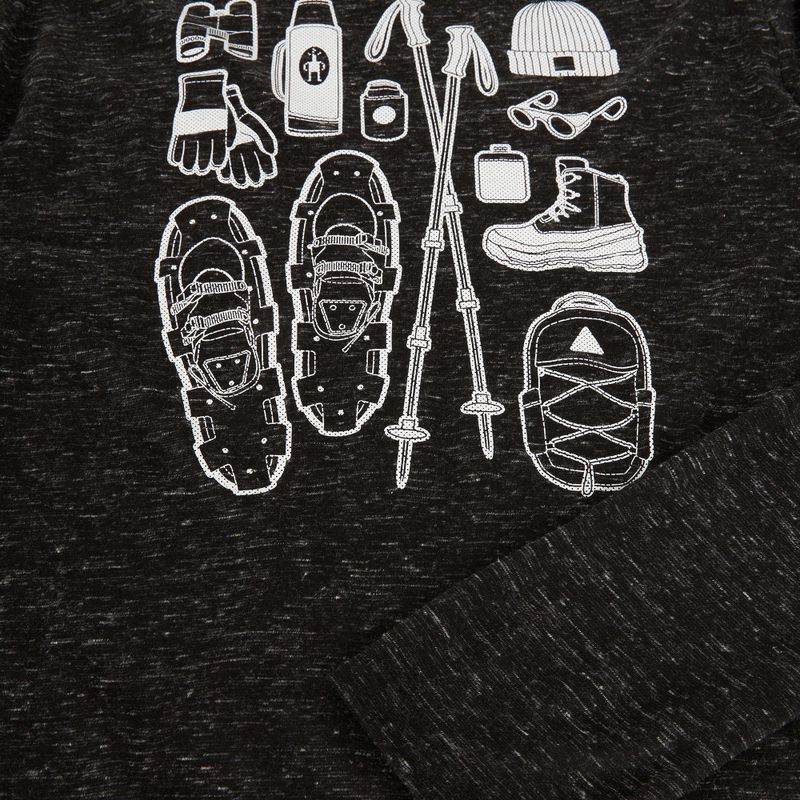 Longsleeve Herren Smartwool Merino Hemp Blend Gear Up Graphic black heather 6