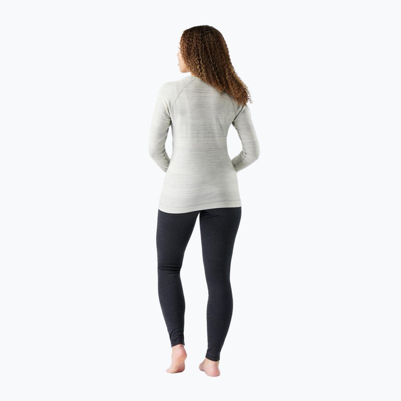 Damen Thermo-Langarmshirt Smartwool Merino 250 Baselayer Crew Boxed in hellgrauer Farbnuance 2
