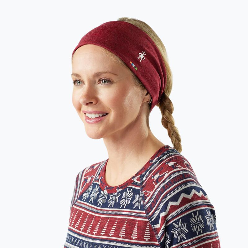 Smartwool Thermal Merino Wendestirnband deep navy/currant heather 3