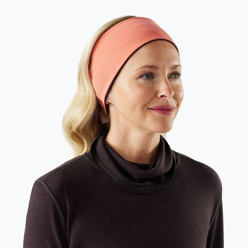 Stirnband Smartwool Thermal Merino Reversible mink/coral reef 4