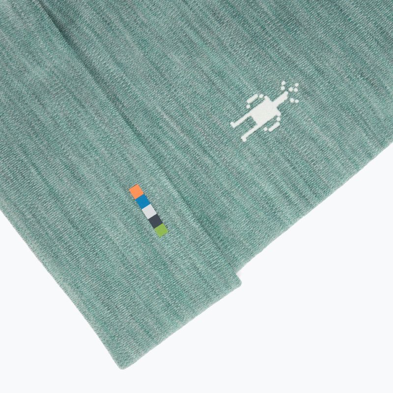 Smartwool Merino Wendbare Wintermütze mit Umschlag arktisch grün 3