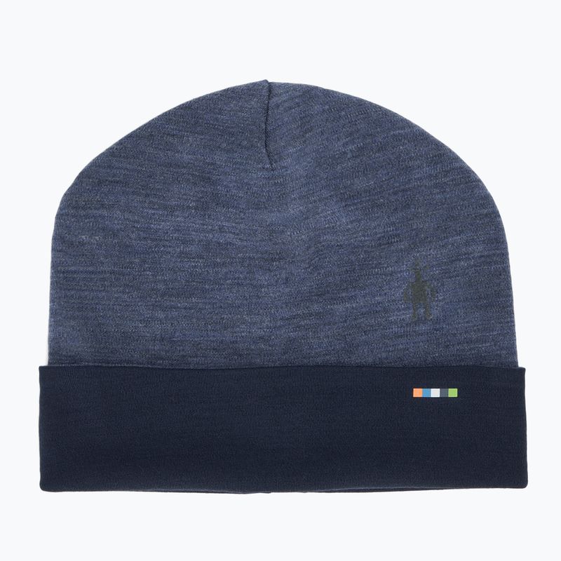 Smartwool Merino Wendbare Wintermütze mit Umschlag nightfall blue/deep navy