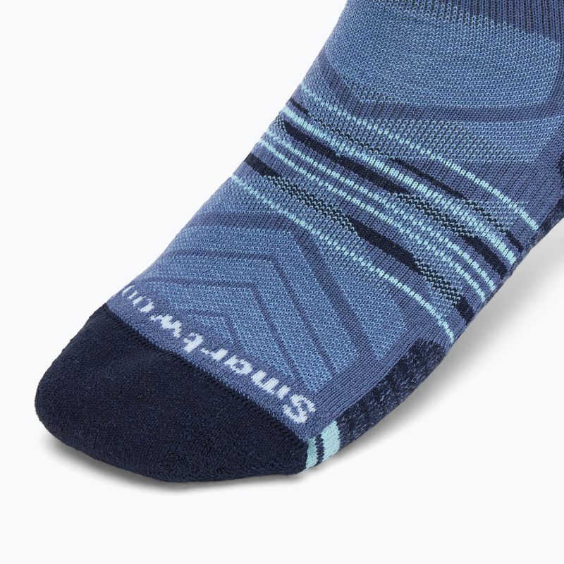 Smartwool Hike Light Cushion Mountain Pattern Crew Socken nightfall blue 3