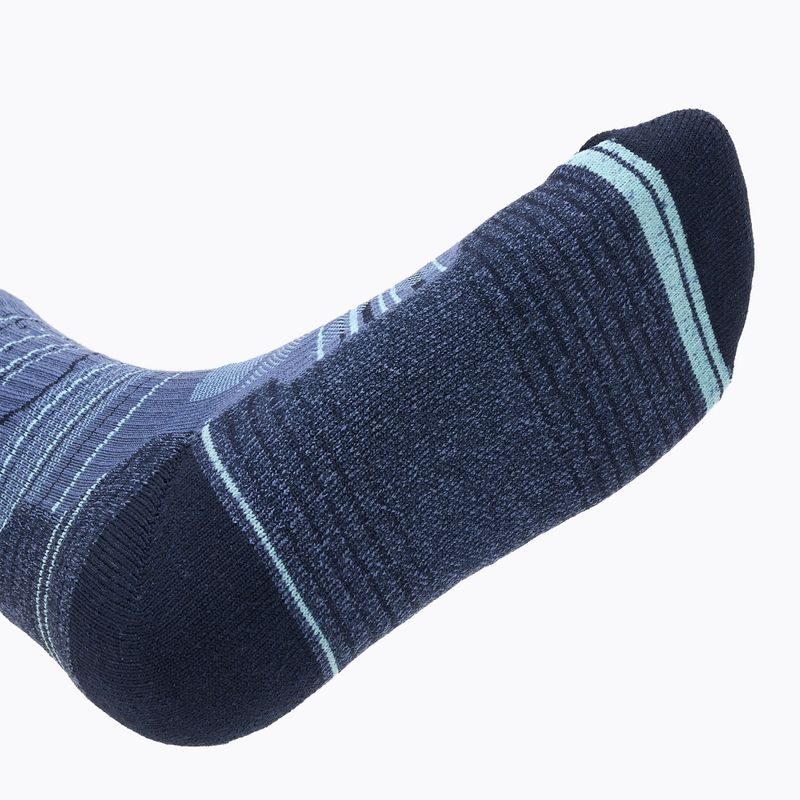 Smartwool Hike Light Cushion Mountain Pattern Crew Socken nightfall blue 4