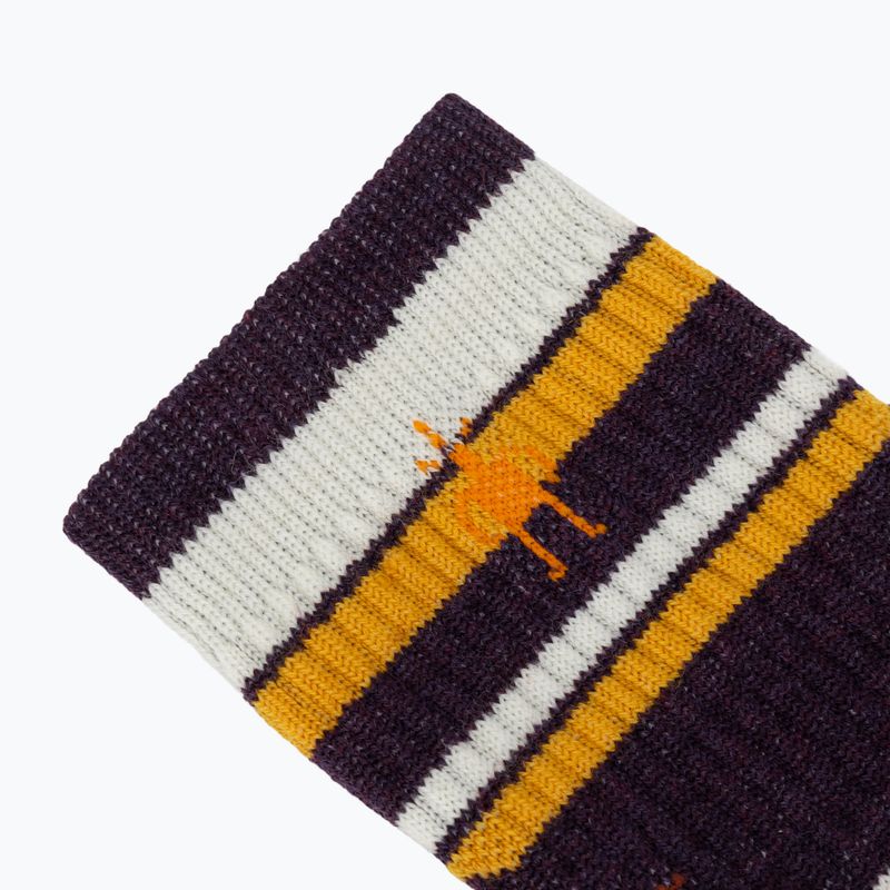 Damensocken Smartwool Hike Light Cushion New Pattern Crew prple ris 5