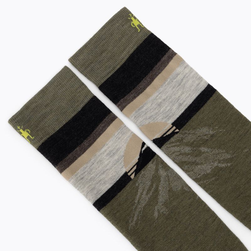 Snowboardsocken Snowboard Targeted Cushion Mountain Sunrise OTC winter moss 3