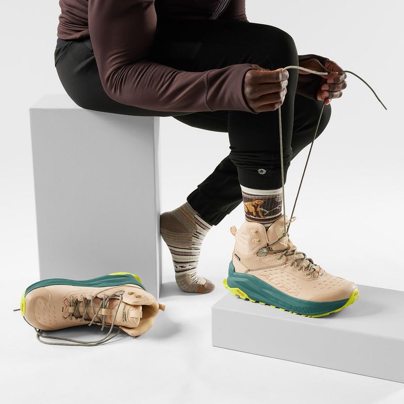 Socken Smartwool Hike Targeted Cushion Bear Stripe Mid Crew ash 2