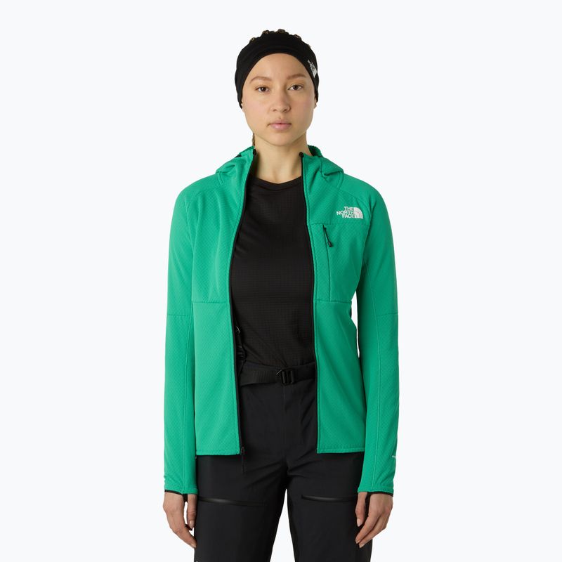 Damenpullover The North Face Summit Futurefleece FZ nebula green 4