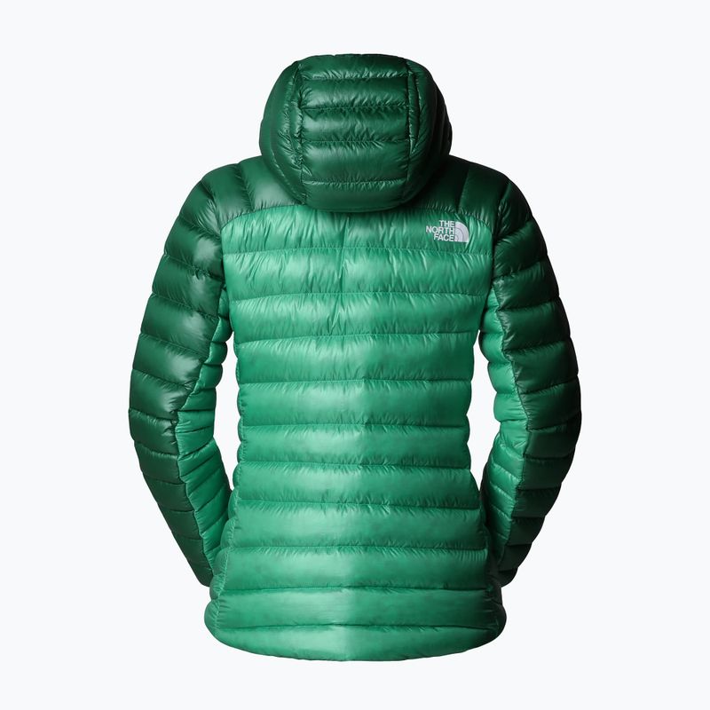 Damen Daunenjacke The North Face Summit Breithorn Hoodie nebula green/evergreen 6