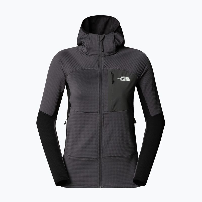 Damen-Hoodie The North Face Polartec Powergrid Stormgap Hoodie anthracite grey/black 5