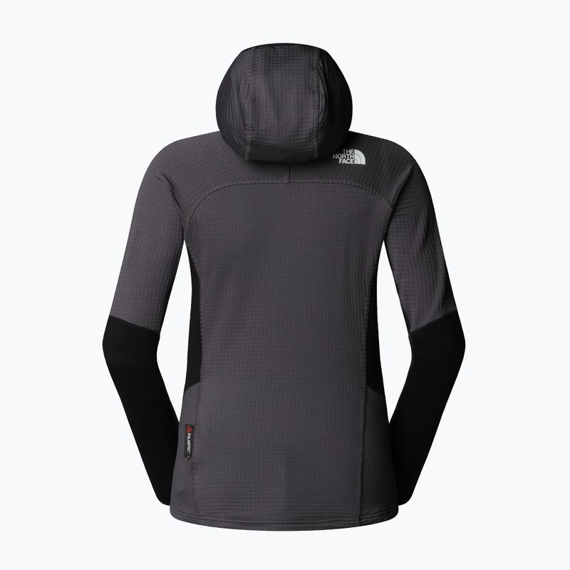 Damen-Hoodie The North Face Polartec Powergrid Stormgap Hoodie anthracite grey/black 6