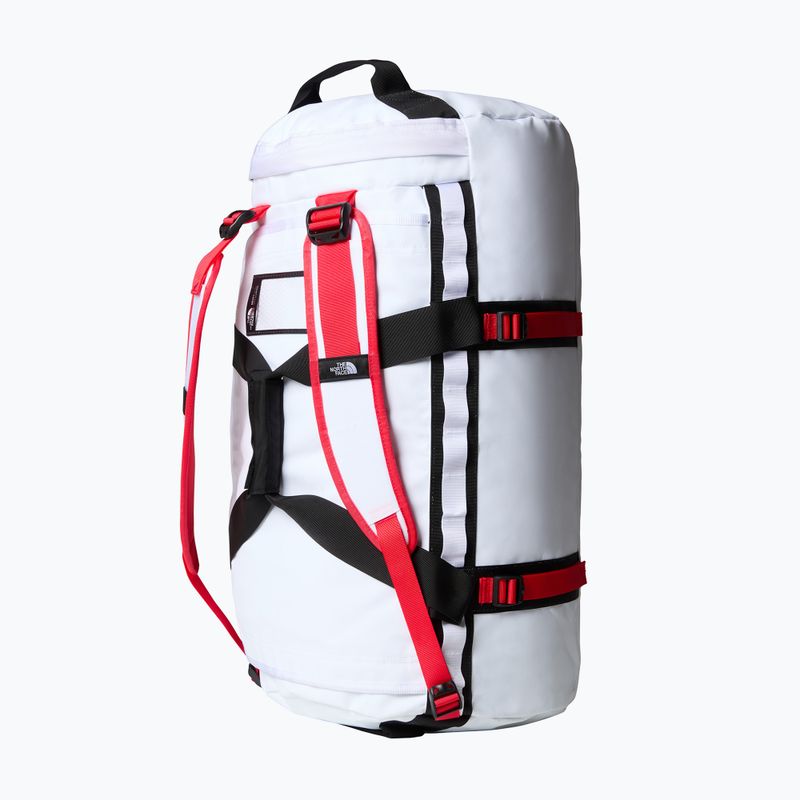 Reisetasche The North Face Base Camp Duffel M 71 l weiß/schwarz/elevation rot 3