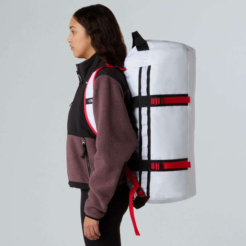 Reisetasche The North Face Base Camp Duffel M 71 l weiß/schwarz/elevation rot 6