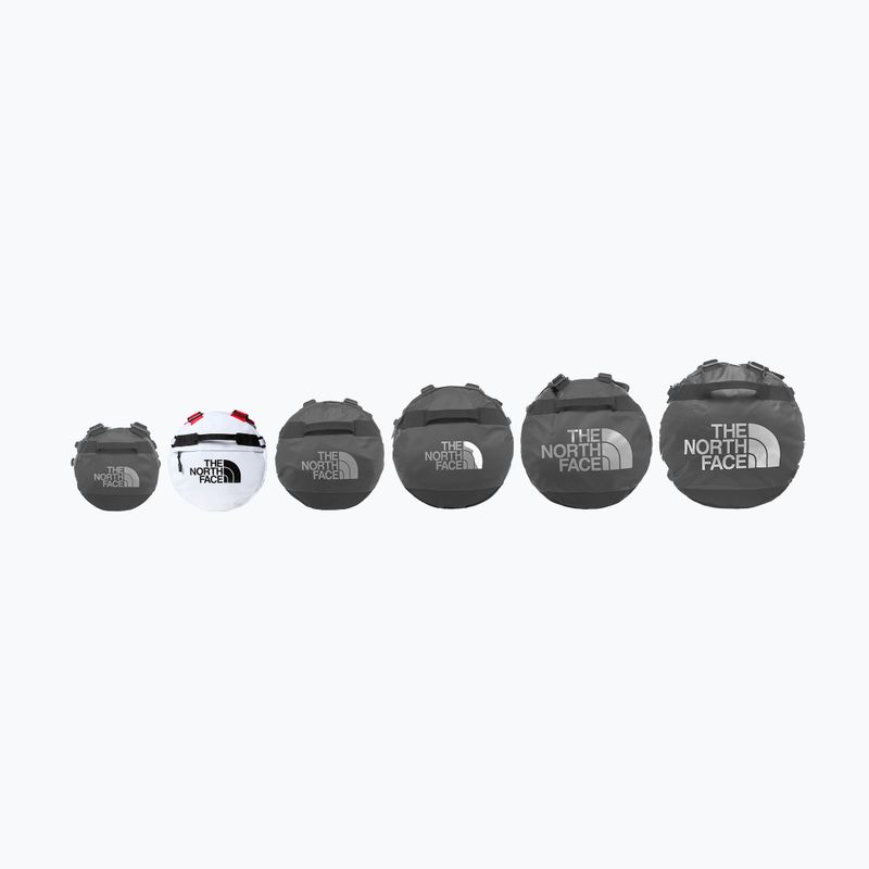 Reisetasche The North Face Base Camp Duffel S 50 l weiß/schwarz/elevation rot 5