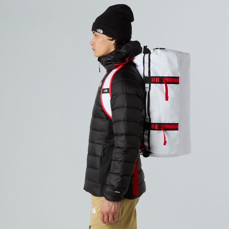 Reisetasche The North Face Base Camp Duffel S 50 l white/black/elevation red 6