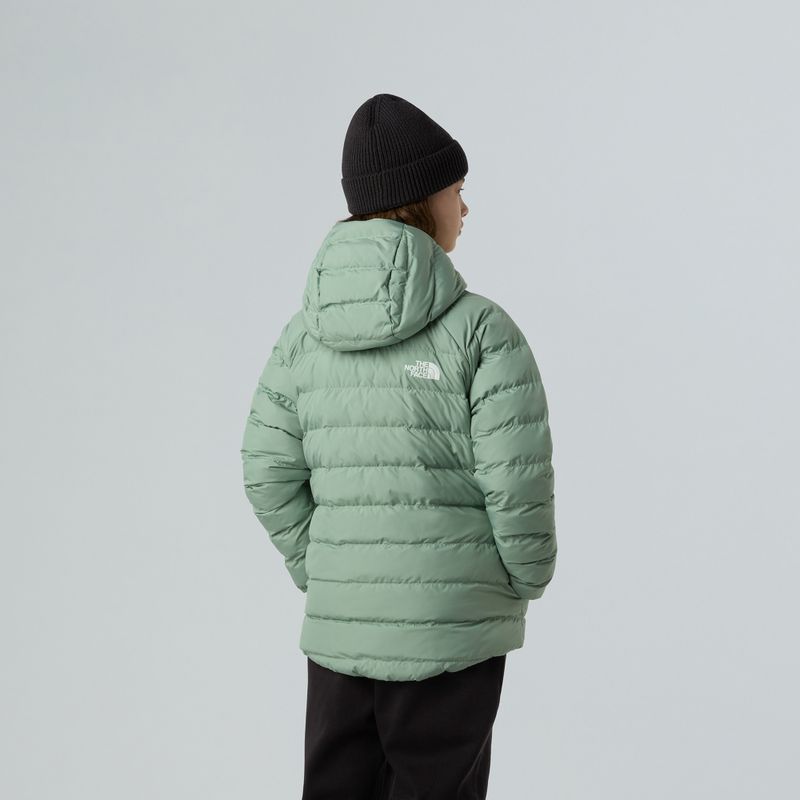 Daunenjacke Kinder The North Face Reversible Perrito Hooded slate moss 3