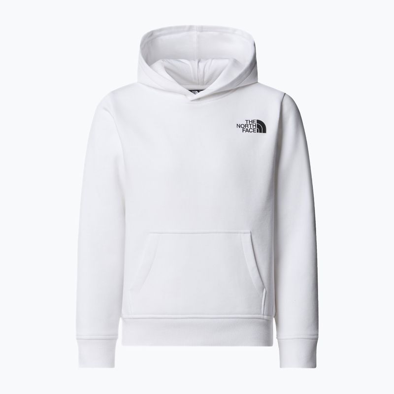 Hoodie Sweatshirt Kinder The North Face Teen Redbox Regular P/O white/black
