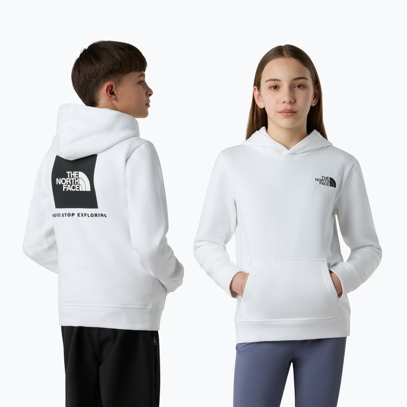 Hoodie Sweatshirt Kinder The North Face Teen Redbox Regular P/O white/black 3