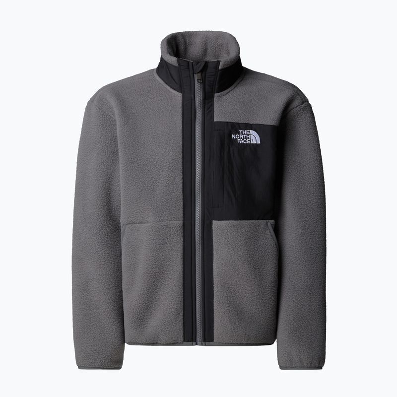 Fleece Hoodie Sweatshirt Kinder The North Face Yumiori Full Zip smoked pearl/black 5
