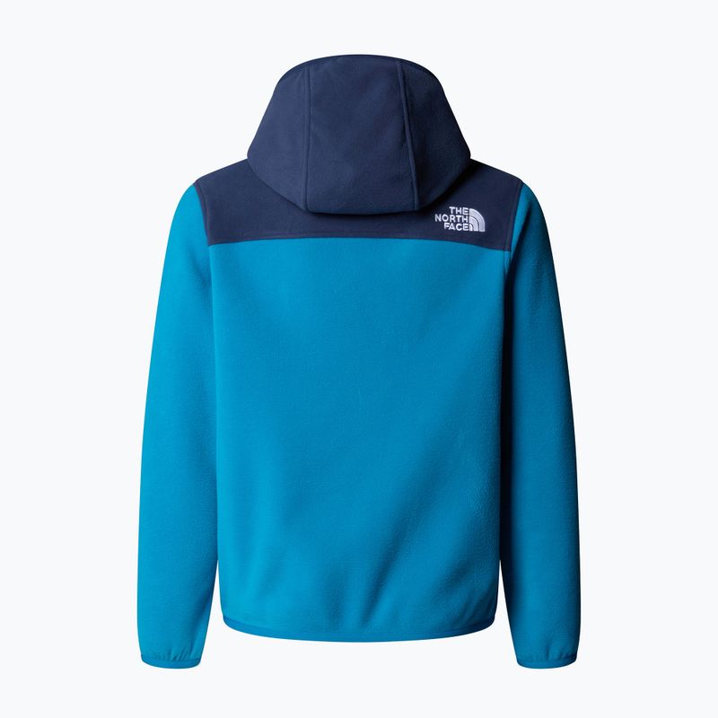 Fleece Hoodie Sweatshirt Kinder The North Face Teen Glacier Full Zip Hoodie dusk blue/summit navy 2