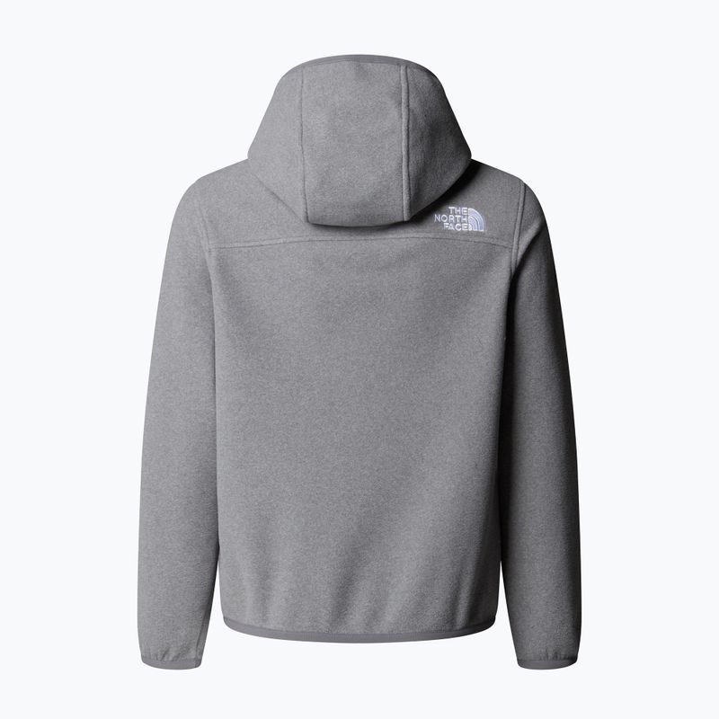 Kinder-Fleecejacke The North Face Teen Glacier Full Zip Hoodie mid grey heather 2
