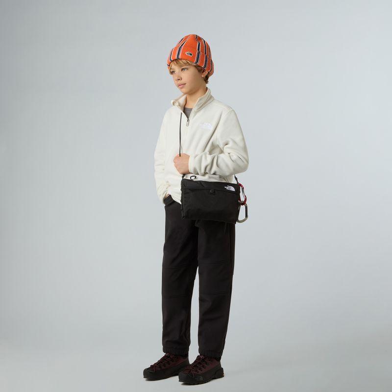 Fleece Hoodie Sweatshirt Kinder The North Face Teen Glacier 1/4 Zip wine dune 4