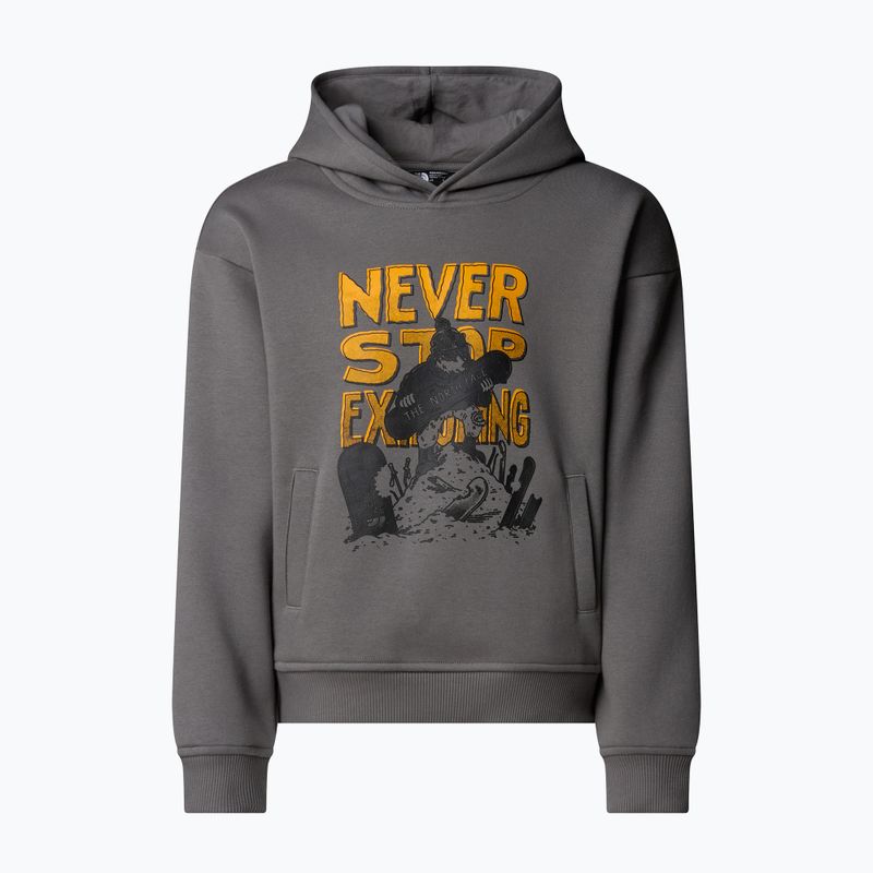 Hoodie Sweatshirt Kinder The North Face Sports Oversized Hoodie Graphic smoked pearl 4