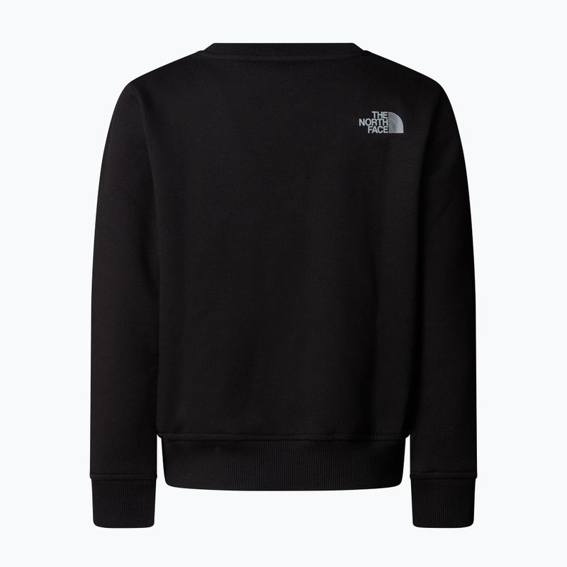 Kinder-Sweatshirt The North Face Reflective Logo Relaxed Crew black 5