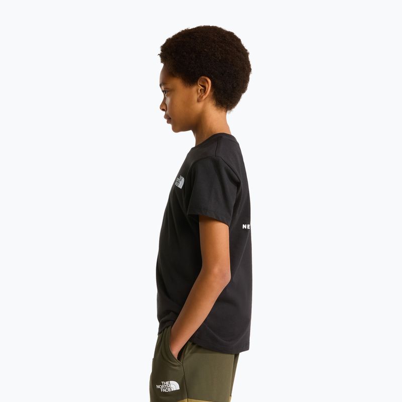 Kinder-Shirt The North Face Box Nse tnf black 3