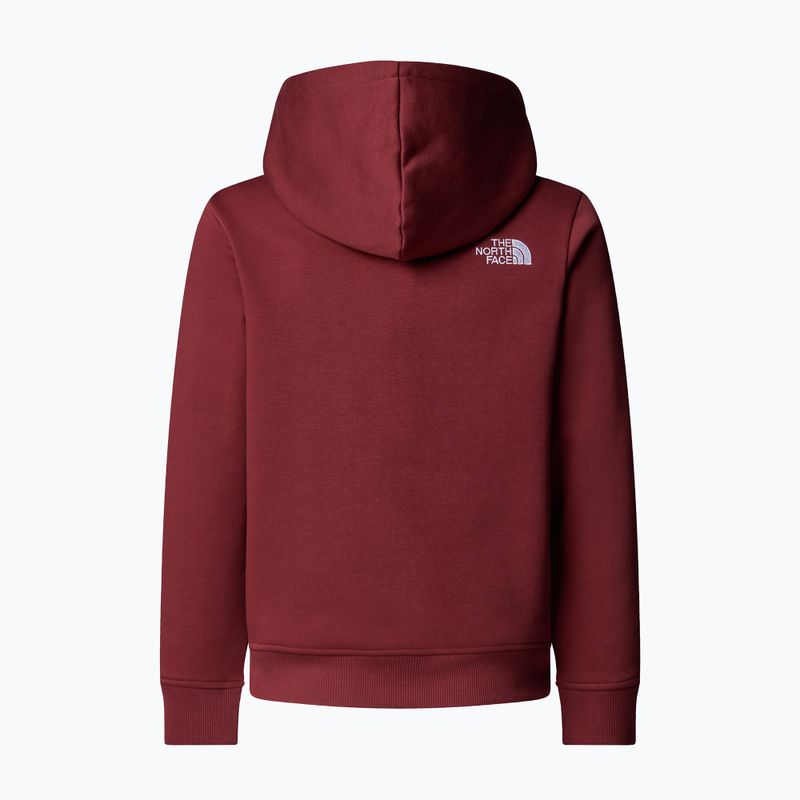 Hoodie Sweatshirt Kinder The North Face Teen Drew Peak Pullover Hoodie sumac 2