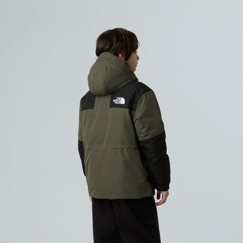 Regenjacke Kinder The North Face Mountain Down new taupe green 5