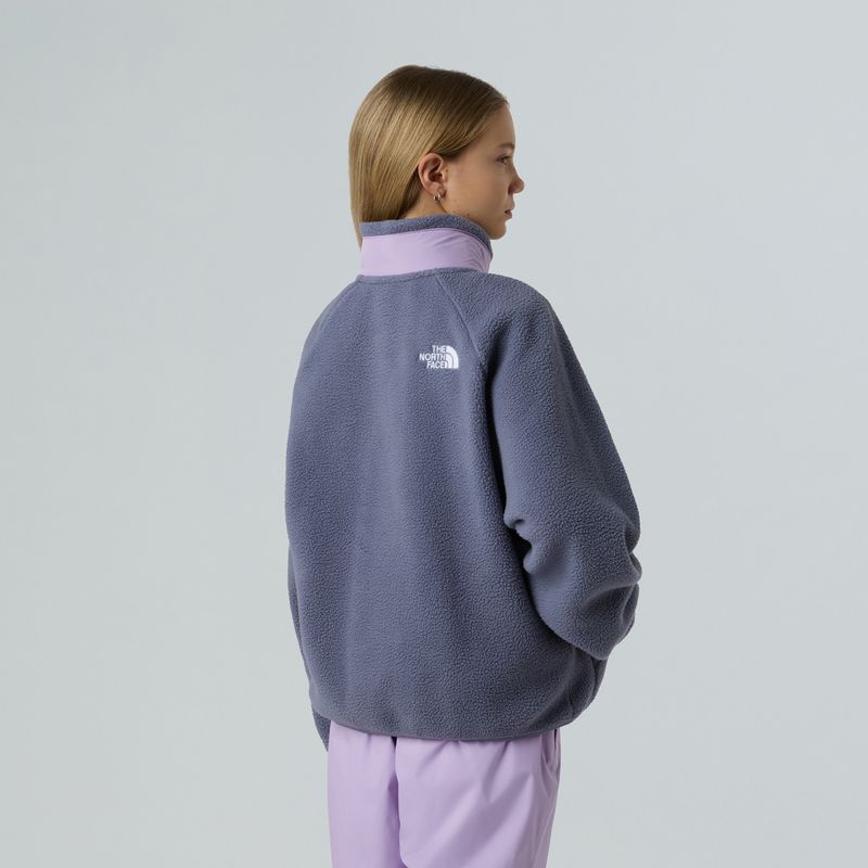 Fleece Hoodie Sweatshirt Kinder The North Face Yumiori Full Zip twilight galaxy/lite lilac 3