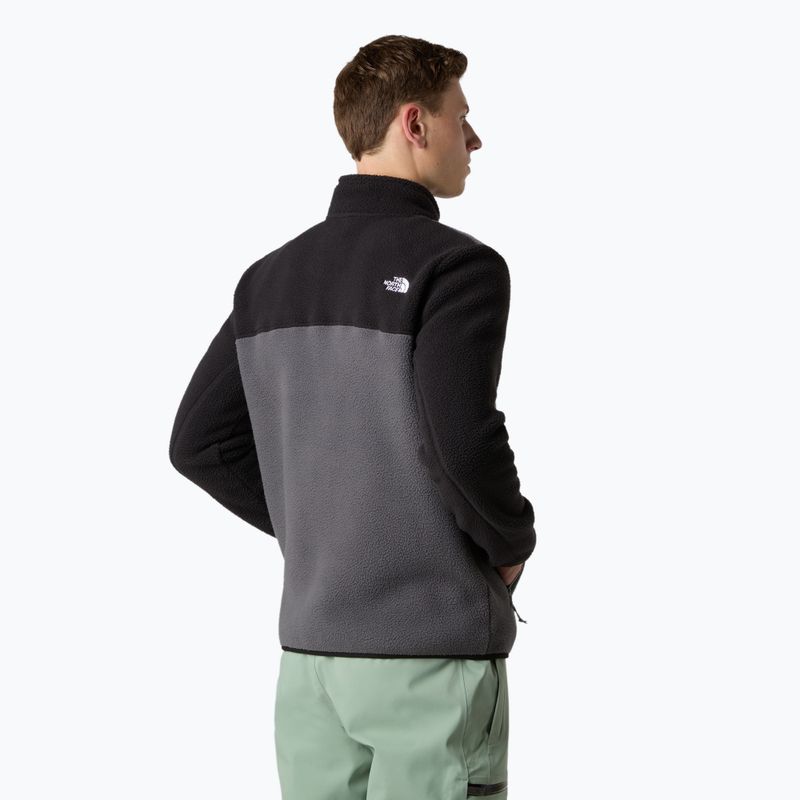 Herren The North Face Yumiori Full Zip Sweatshirt anthrazitgrau/schwarz/monumentgrau 3
