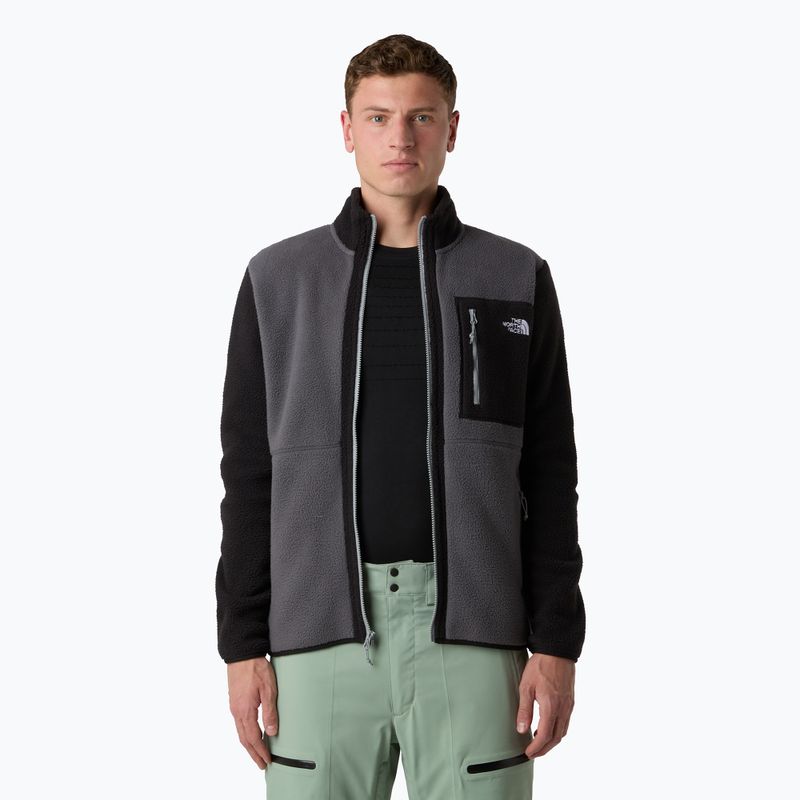 Herren The North Face Yumiori Full Zip Sweatshirt anthrazitgrau/schwarz/monumentgrau 4