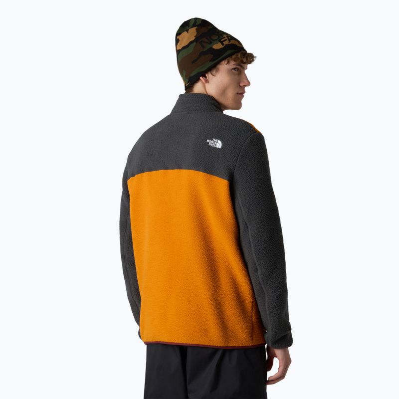 Hoodie Sweatshirt Herren The North Face Yumiori Full Zip agate orange/asphalt grey 3