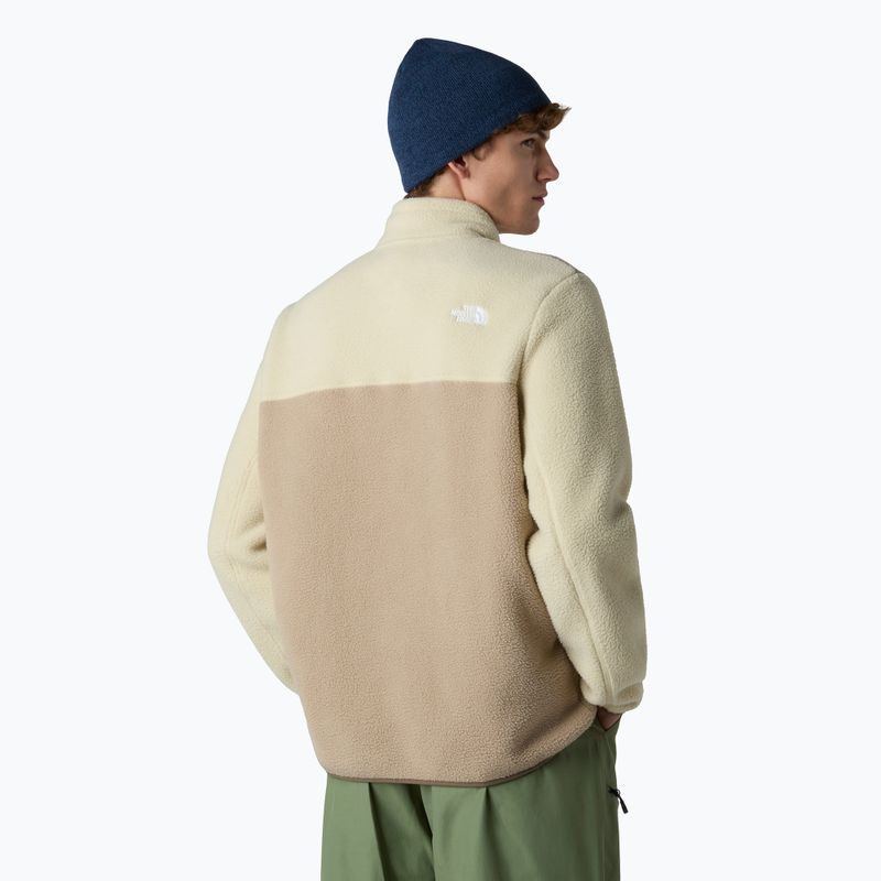 Herren The North Face Yumiori 1/4 Zip Sweatshirt pilzgrau/kies/mokkabraun 3