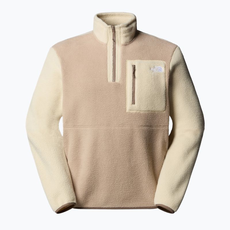 Herren The North Face Yumiori 1/4 Zip Sweatshirt pilzgrau/kies/mokkabraun 4