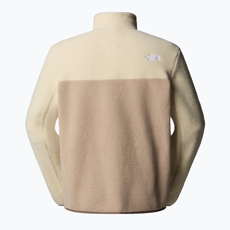 Herren The North Face Yumiori 1/4 Zip Sweatshirt pilzgrau/kies/mokkabraun 5