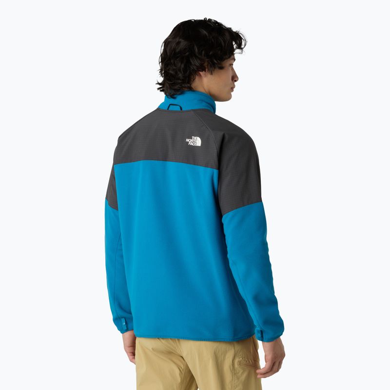 Hoodie Sweatshirt Herren The North Face Glacier Heavyweight Full Zip dusk blue/asphalt grey 3