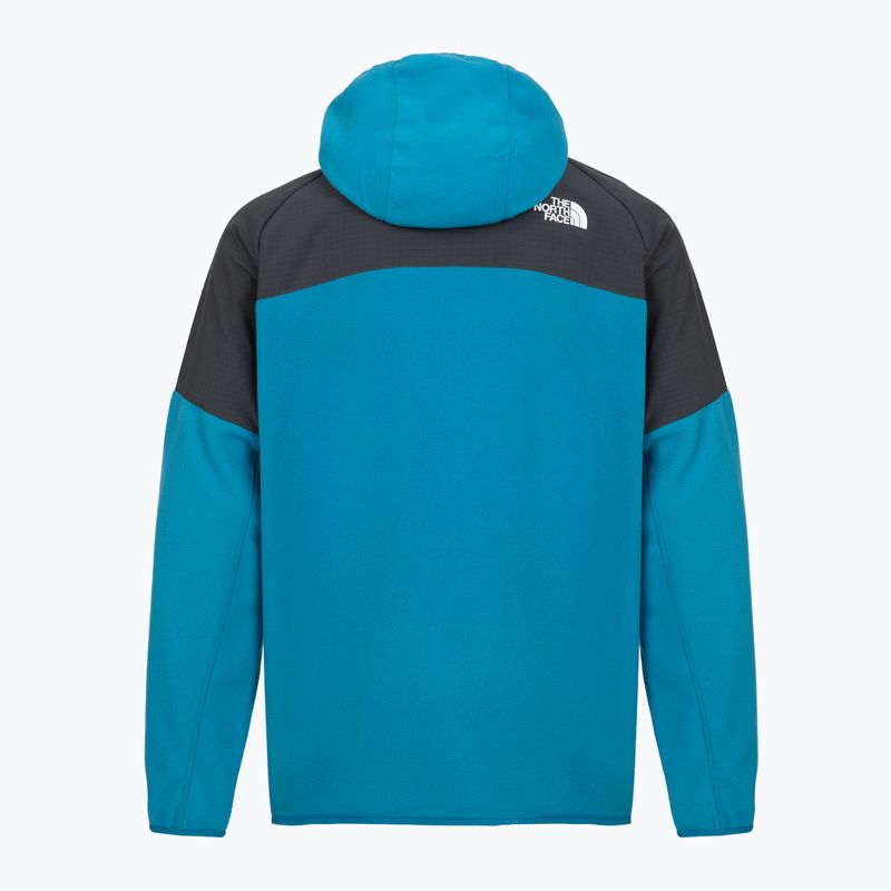 Hoodie Sweatshirt Herren The North Face Glacier Heavyweight Full Zip HD dusk blue/asphalt grey 2