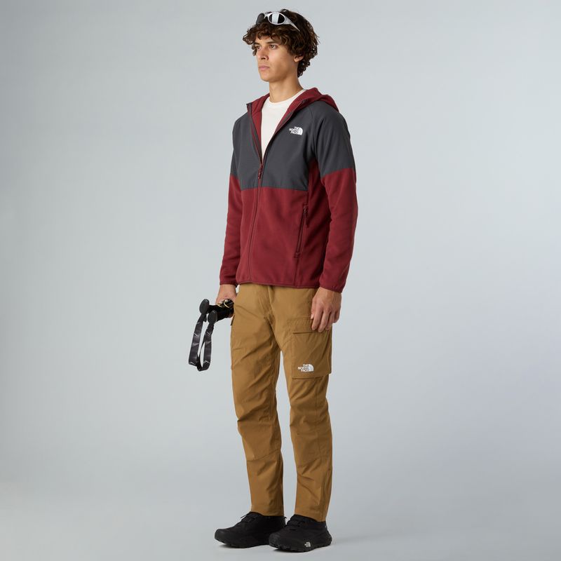 Hoodie Sweatshirt Herren The North Face Glacier Heavyweight Full Zip HD sumac/asphalt grey 2