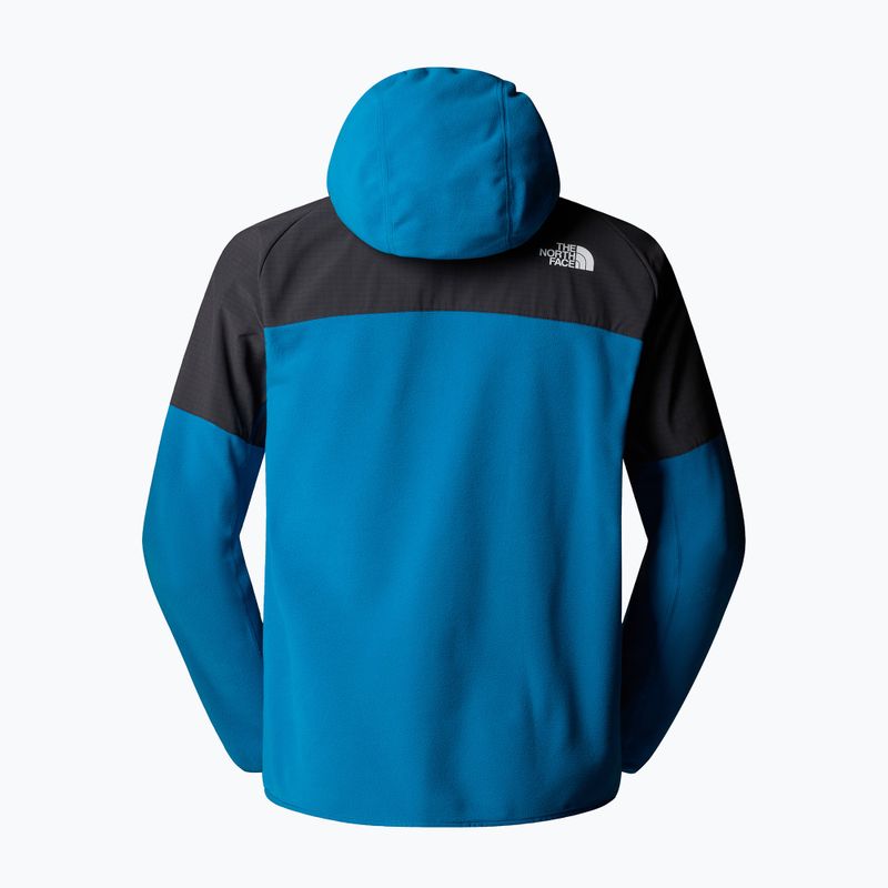 Hoodie Sweatshirt Herren The North Face Glacier Heavyweight Full Zip HD dusk blue/asphalt grey 2
